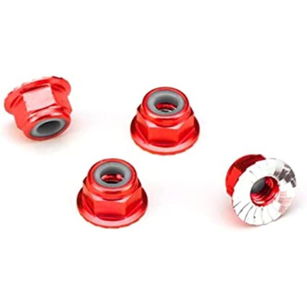 Traxxas 1747A Tuercas de bloqueo con brida de aluminio_1