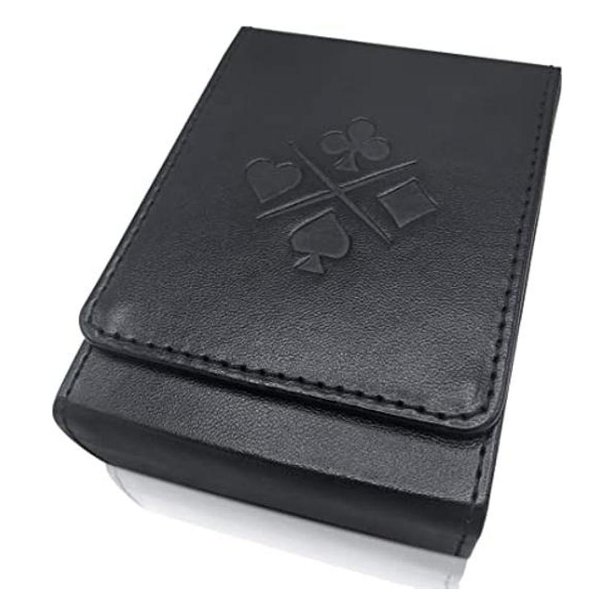 Luck Lab Single Deck Leather Playing Card CaseHolder