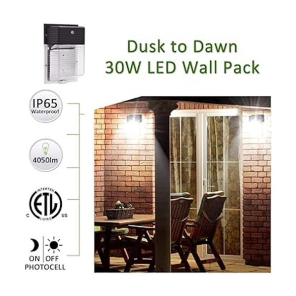 Paquete de luz LED de pared 30 W 4050 lm 5000 K_2
