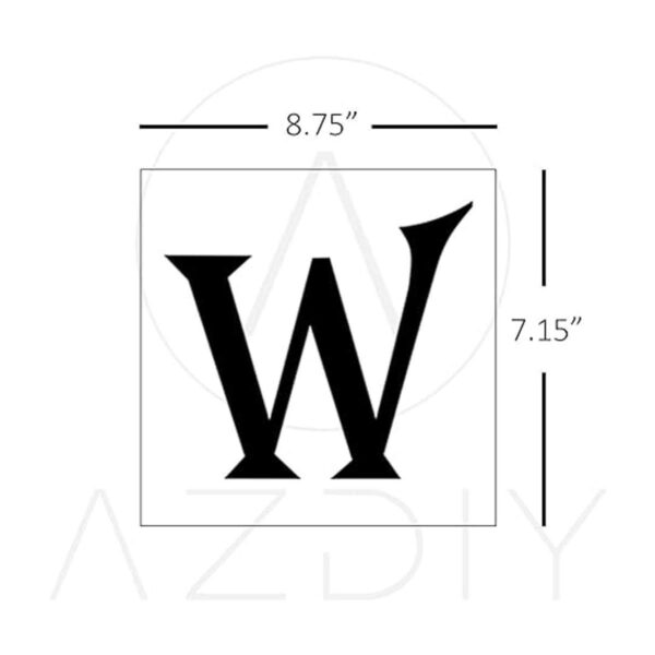 AZDIY Plantilla de letras grandes para letrero de porche_3