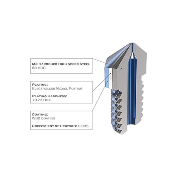 Micro Swiss M2 Hardened High Speed Steel Nozzle RepRap M6_3
