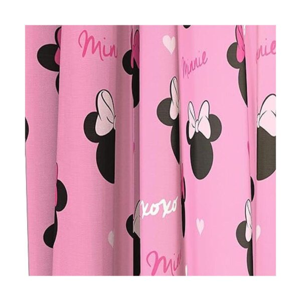 Jay Franco Disney Minnie Mouse Hearts N Love Cortinas de_5