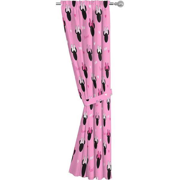 Jay Franco Disney Minnie Mouse Hearts N Love Cortinas de_4
