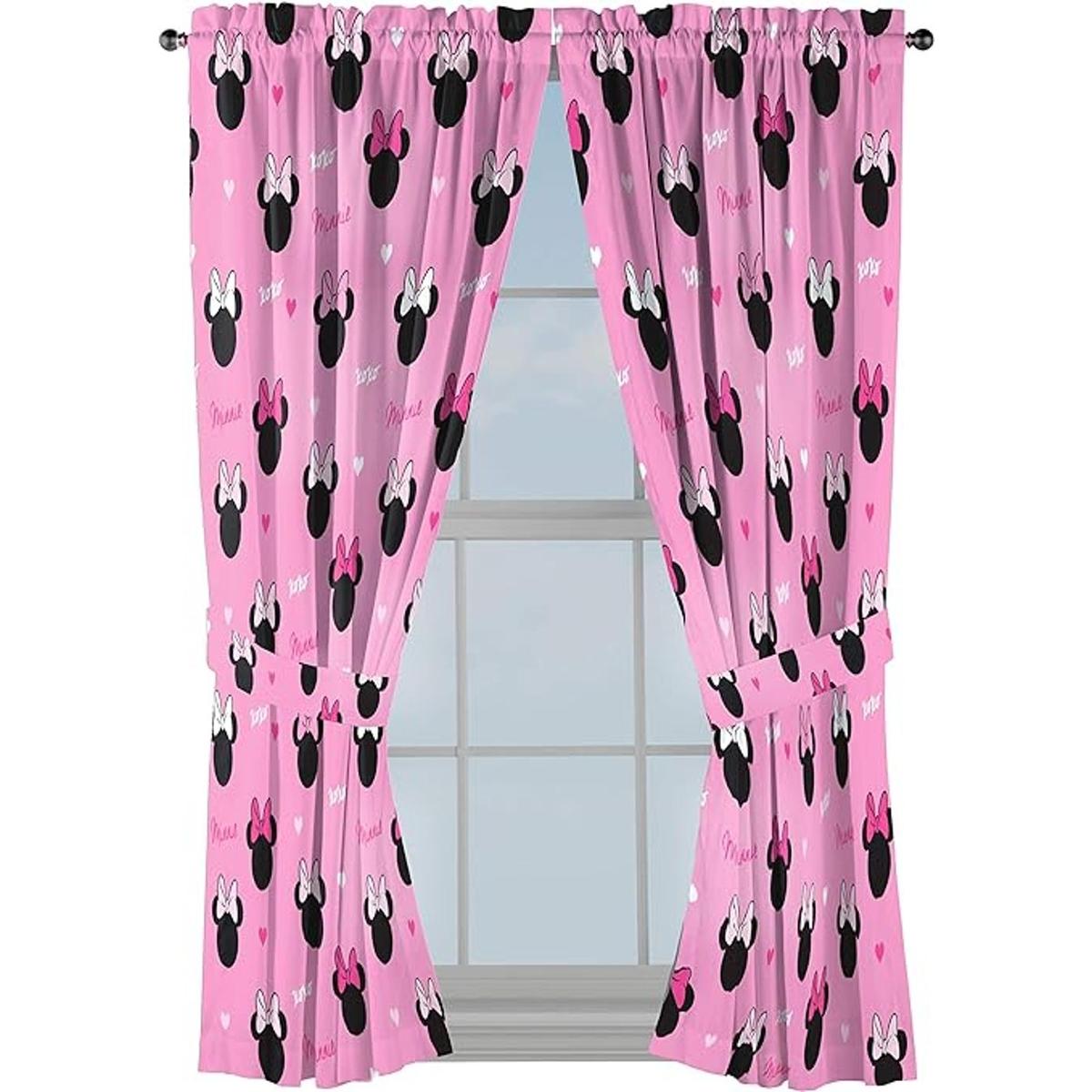 Jay Franco Disney Minnie Mouse Hearts N Love Cortinas de