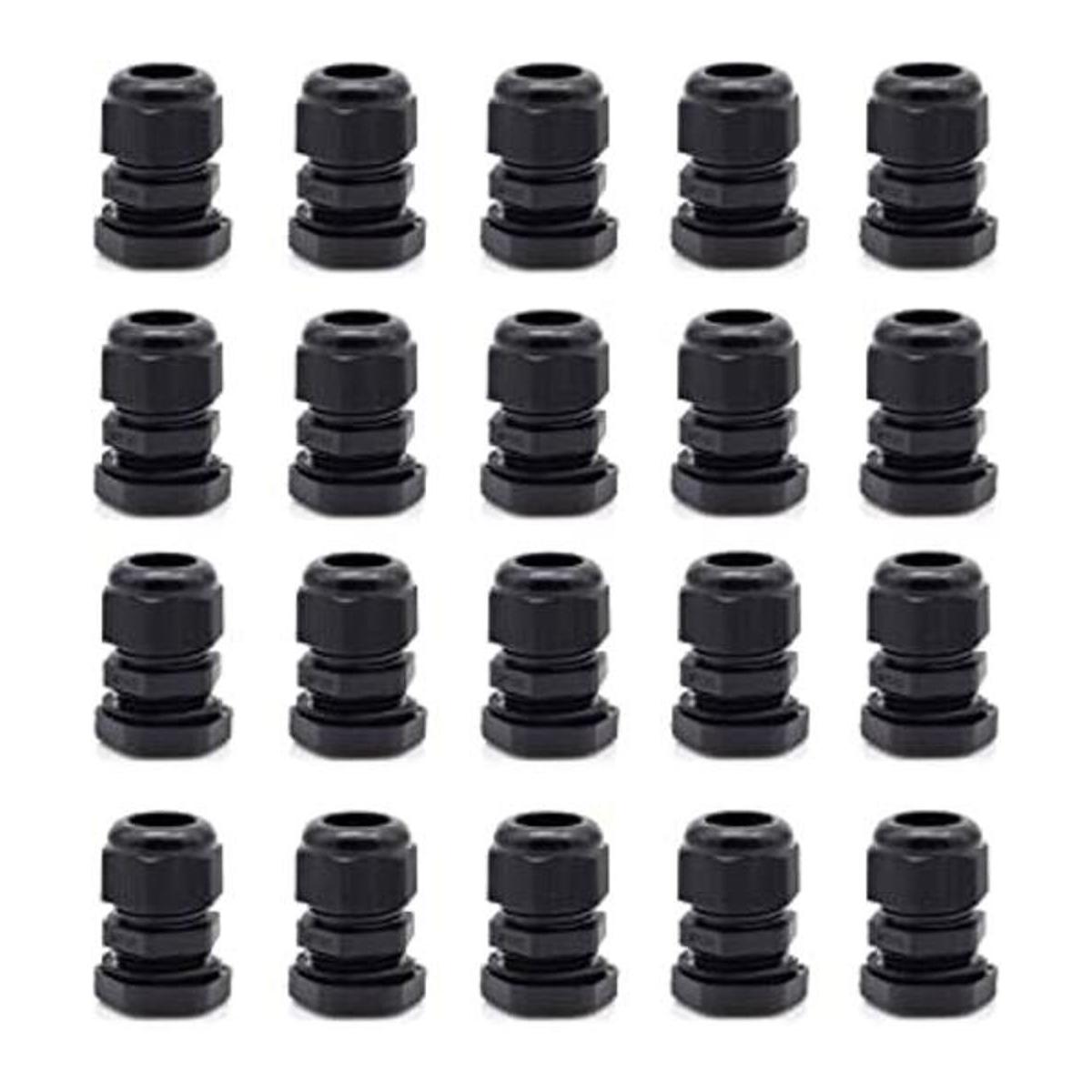 DGQ Cable Glands NPT 12 Nylon Conectores de Plástico