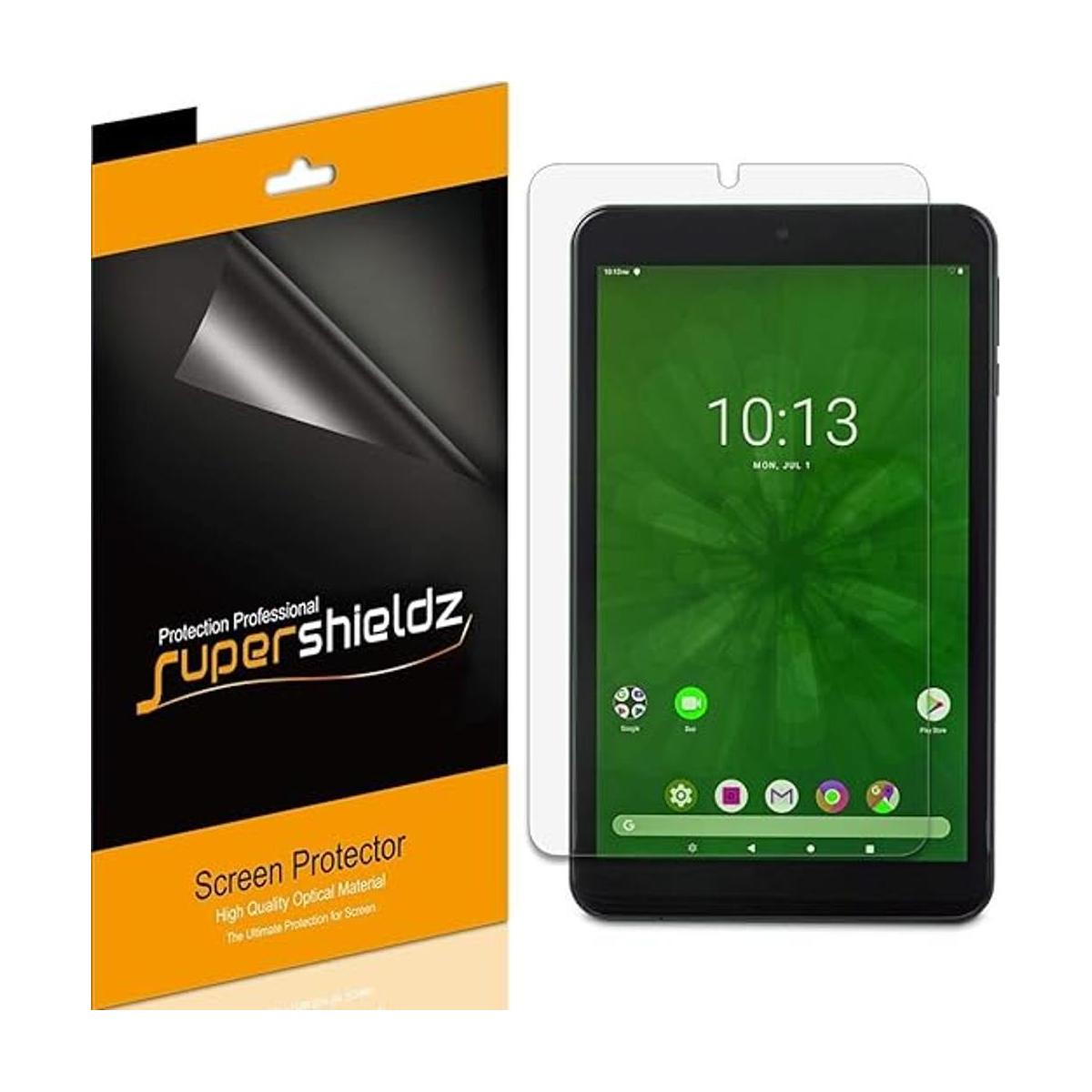 Supershieldz Protector de pantalla para tablet Onn de 8