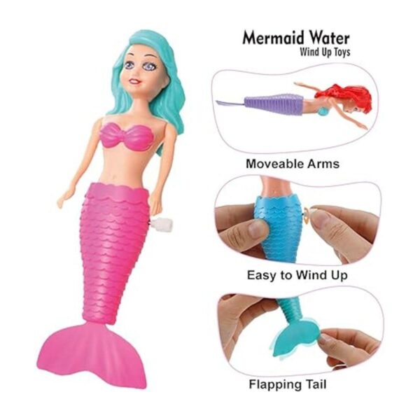 Paquete de 6 juguetes de baño para niños pequeños y niñas_2