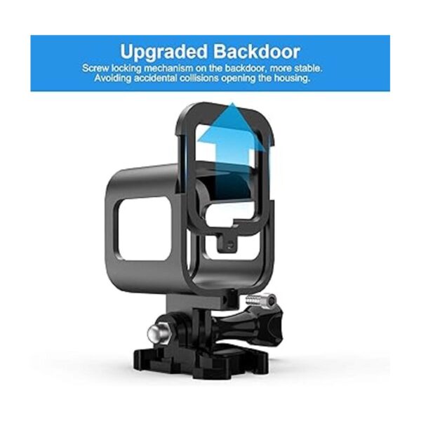 Nechkitter Carcasa de marco de aluminio para GoPro Hero 5_3
