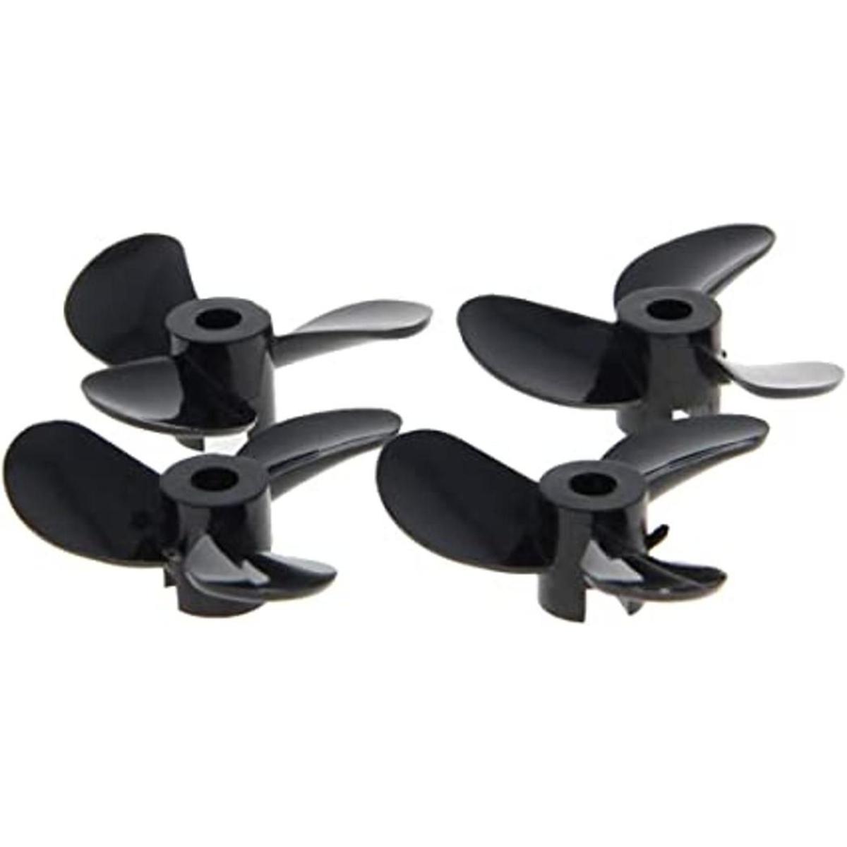 Fielect 2 pares de hélice de 3 cuchillas para barco modelo