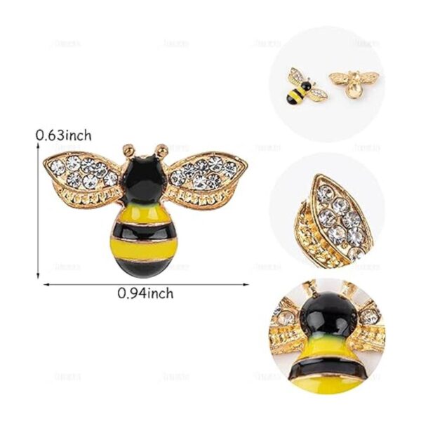 AUEAR Colgantes de aleación de abeja para manualidades_2