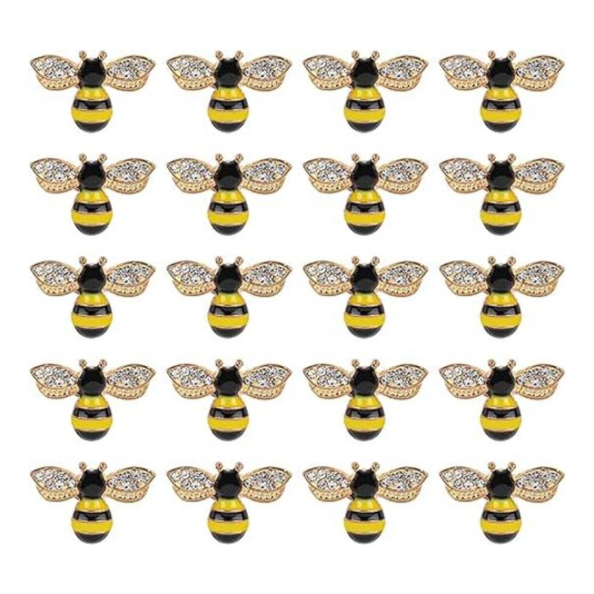 AUEAR Colgantes de aleación de abeja para manualidades