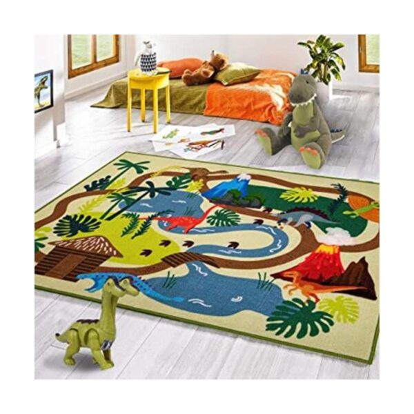 Alfombra de dinosaurio para niños alfombra educativa para_1
