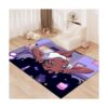 Alfombra de área negra para niñas para dormitorio sala_3