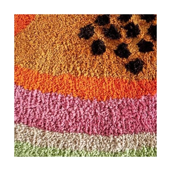 Alfombra en forma de fruta de la pasión alfombra de baño_3