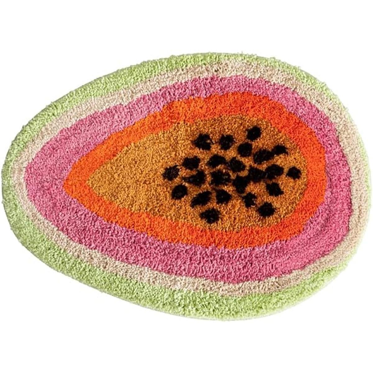 Alfombra en forma de fruta de la pasión alfombra de baño