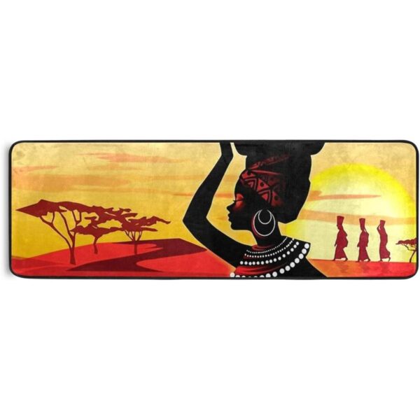 Alfombras de cocina para mujeres africanas