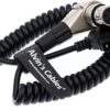 Alvins Cables XLR 4 pines hembra ángulo recto cable de_1