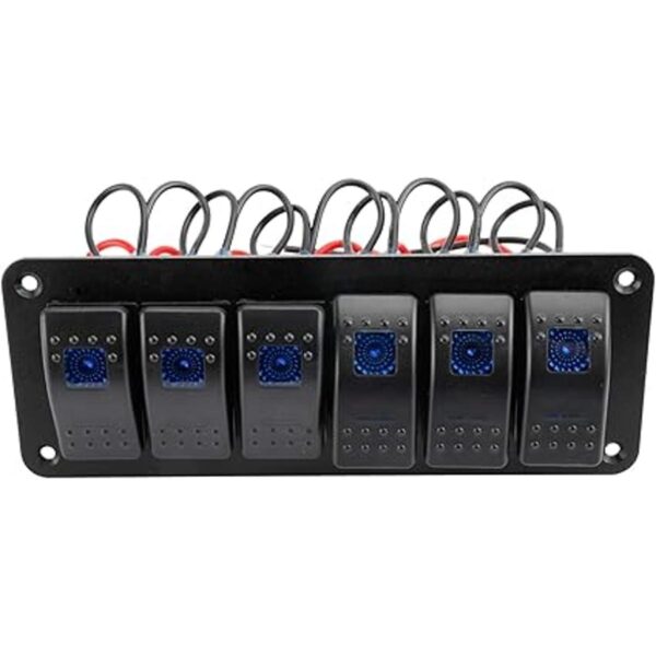 Amarine Made 1224 V Panel interruptor de barco iluminado_3