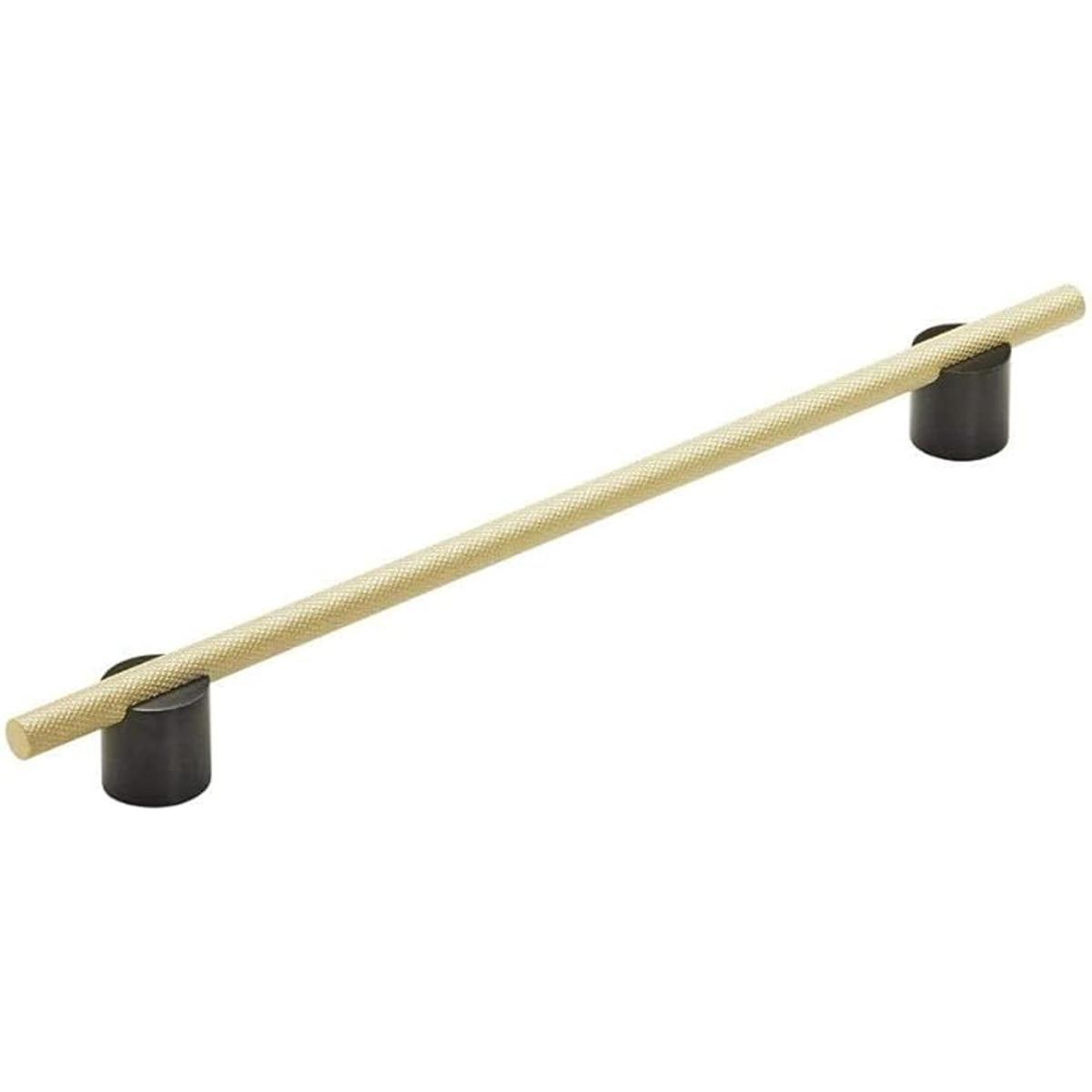 Amerock Tirador de gabinete Negro matedorado mate