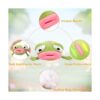 Animal de peluche de rana suave almohada divertida de_2