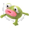 Animal de peluche de rana suave almohada divertida de_3