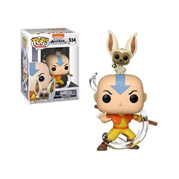 Animación Avatar Aang con Momo_1