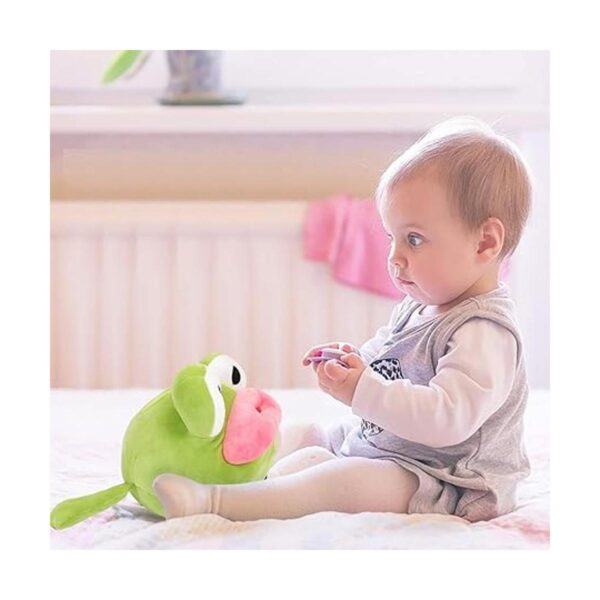 Animal de peluche de rana suave almohada divertida de_4