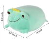 Animal de peluche de rana súper suave linda almohada de_2