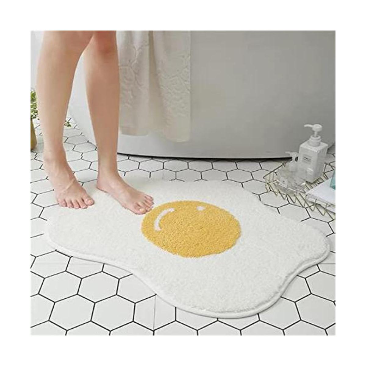 Ankah Alfombra de baño linda antideslizante para cuarto de