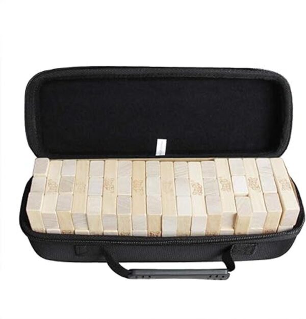 Anleo Funda rígida de viaje para Jenga Classic Game solo_3