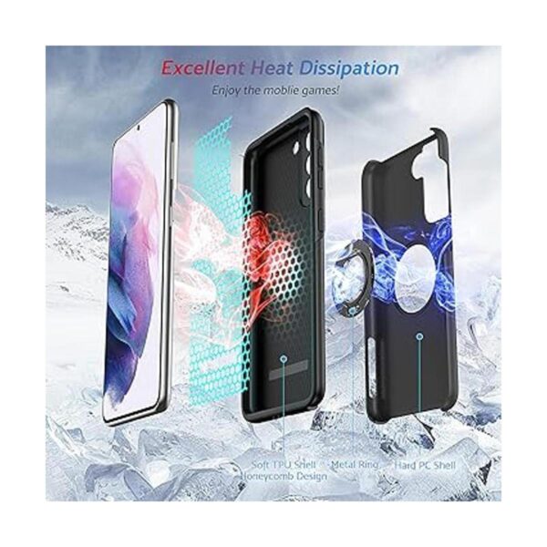 Anqrp Hidden Series Funda para Galaxy S21 5G disipación_2