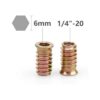 Anwenk Paquete de tornillos para muebles 40 unidades de_3
