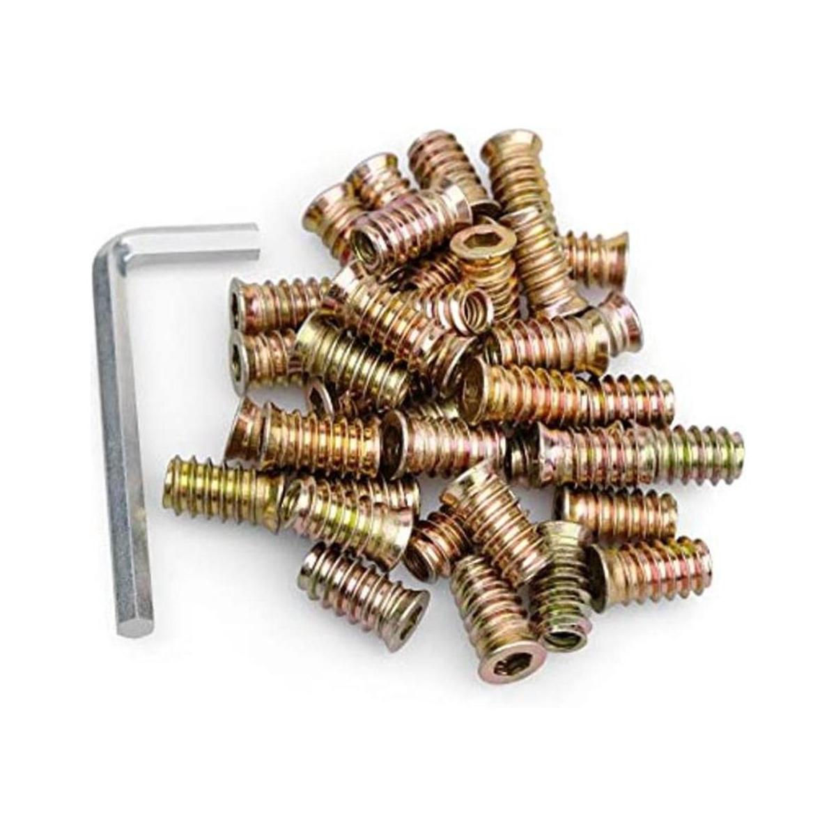 Anwenk Paquete de tornillos para muebles 40 unidades de