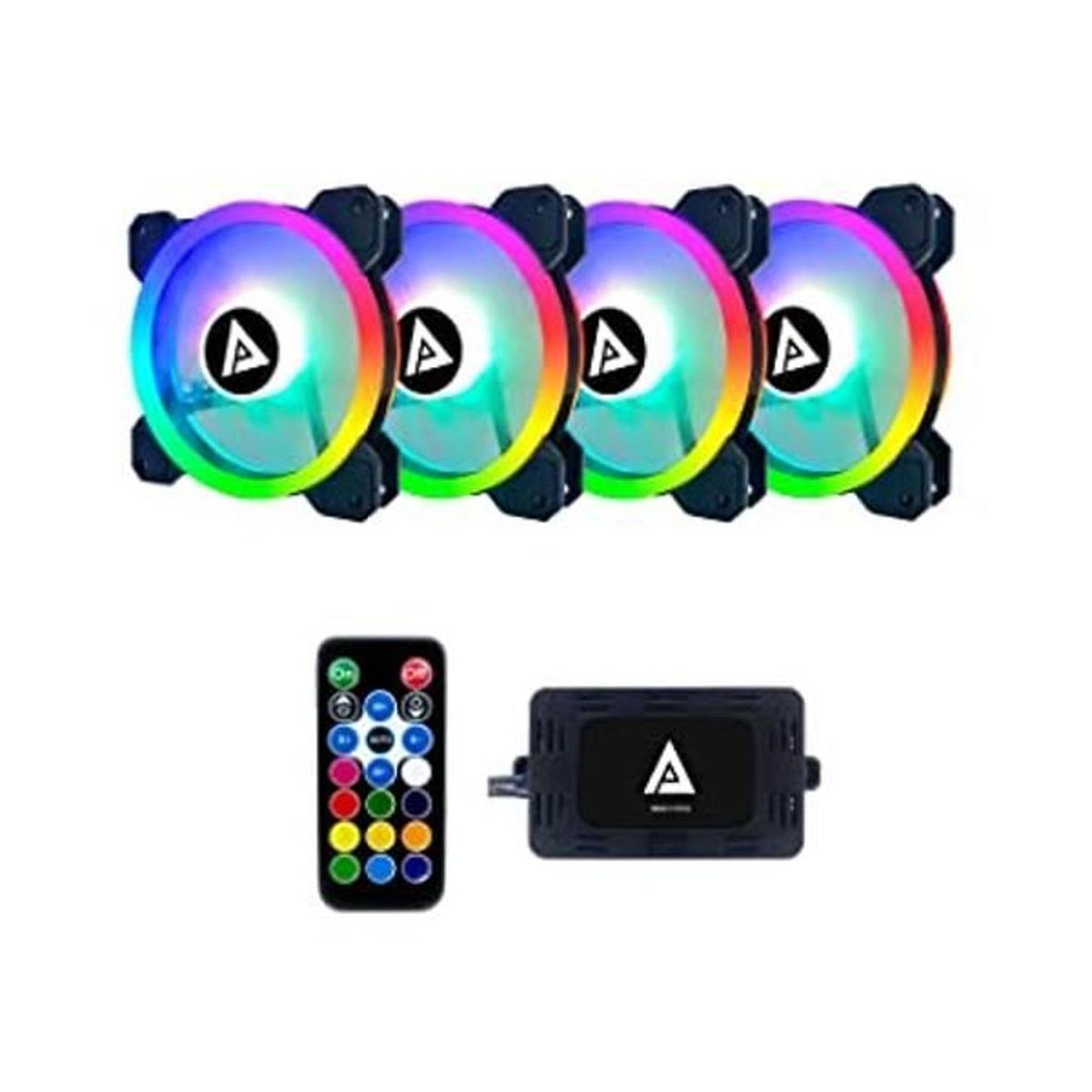 Apevia TL4RGB Twilight Ventilador LED silencioso de doble