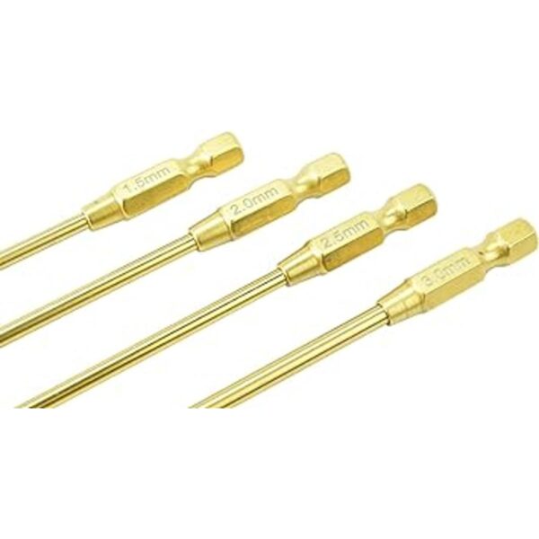 Apex RC Products Juego de llaves Allen de titanio de 15_3
