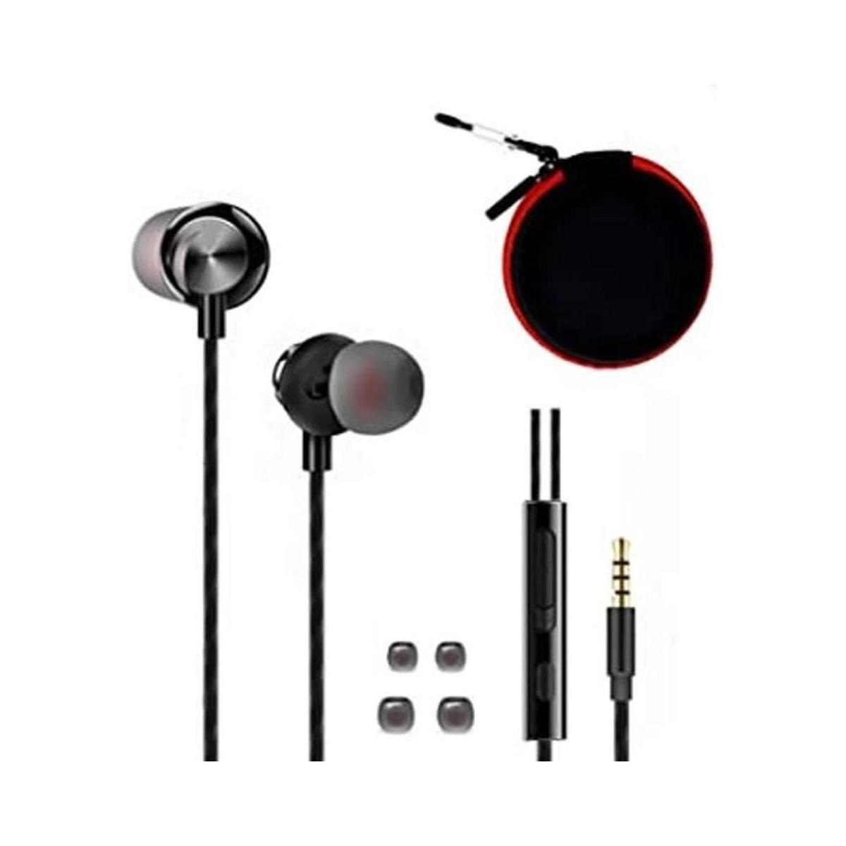 ApexOne Auriculares intrauditivos de metal con cable con