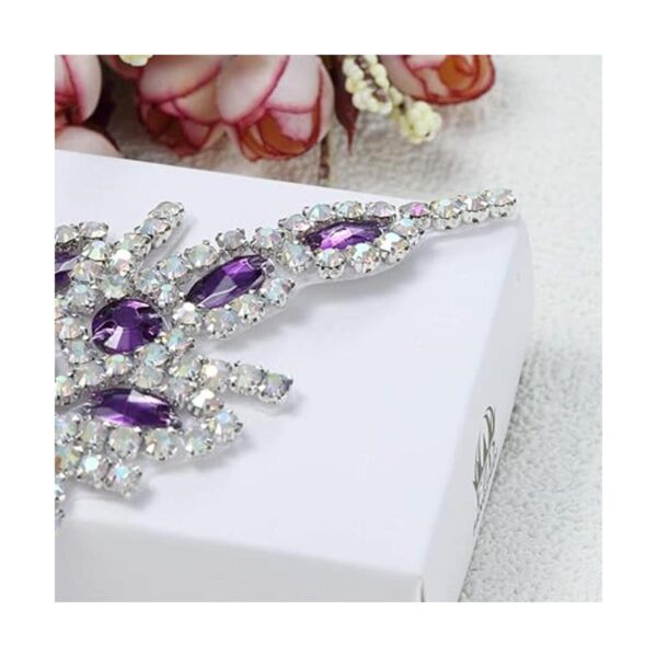 Aplique de diamantes de imitación para vestido de novia y_3