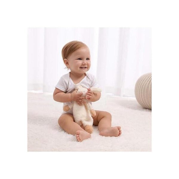 Apricot Lamb Manta de seguridad de animales de peluche_5