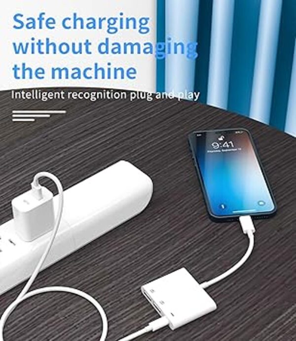 Apple Certified Lightning macho a USB hembra adaptador OTG_5