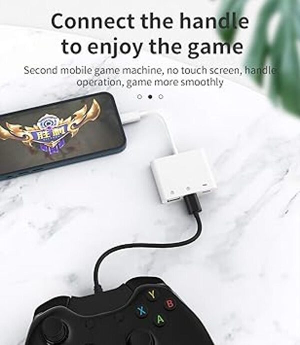 Apple Certified Lightning macho a USB hembra adaptador OTG_6