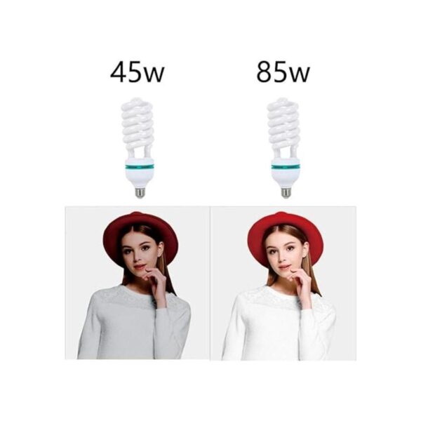 Aqirui Bombilla de 85 W 5500 K CFL de luz diurna en_4