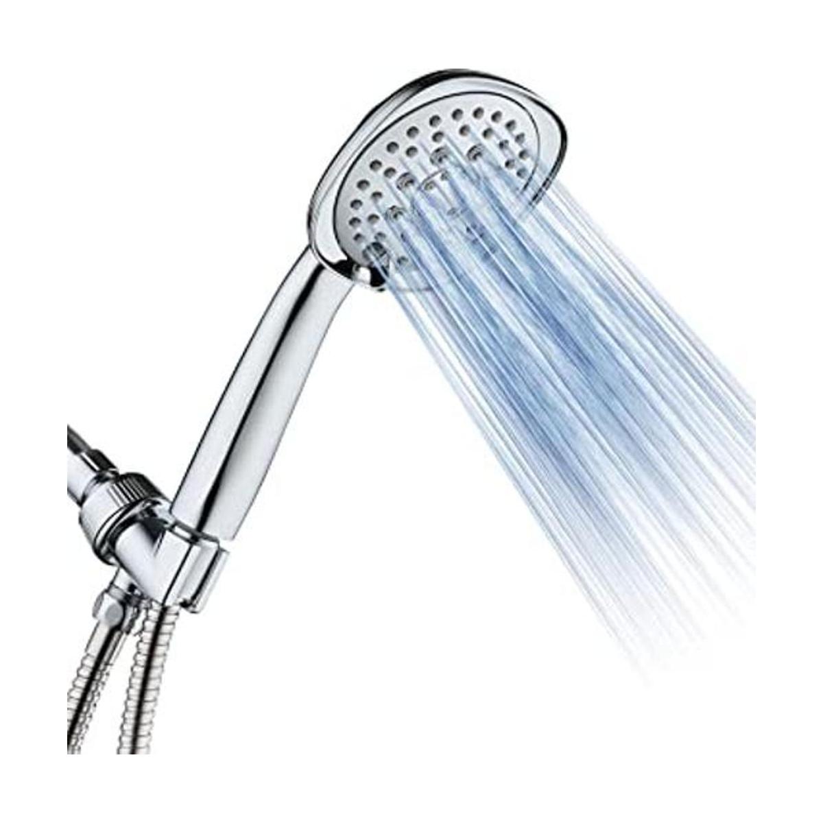 AquaDance Chrome Luxury Square Manguera de acero
