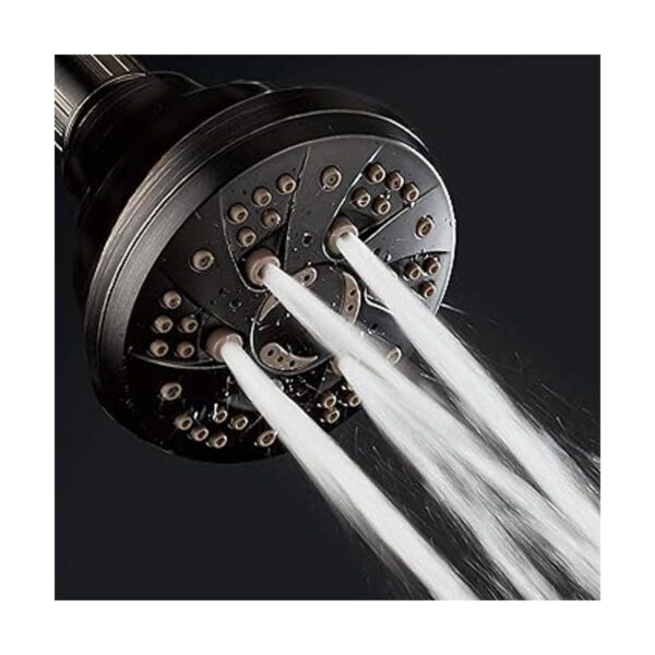 AquaDance Cabezal de ducha en espiral de bronce aceitado_4