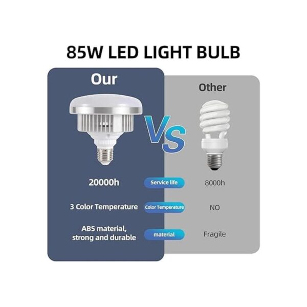 Aqirui Bombilla de 85 W regulable tricolor LED bombillas_4