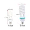 Aqirui Bombilla de 85 W 5500 K CFL de luz diurna en_3