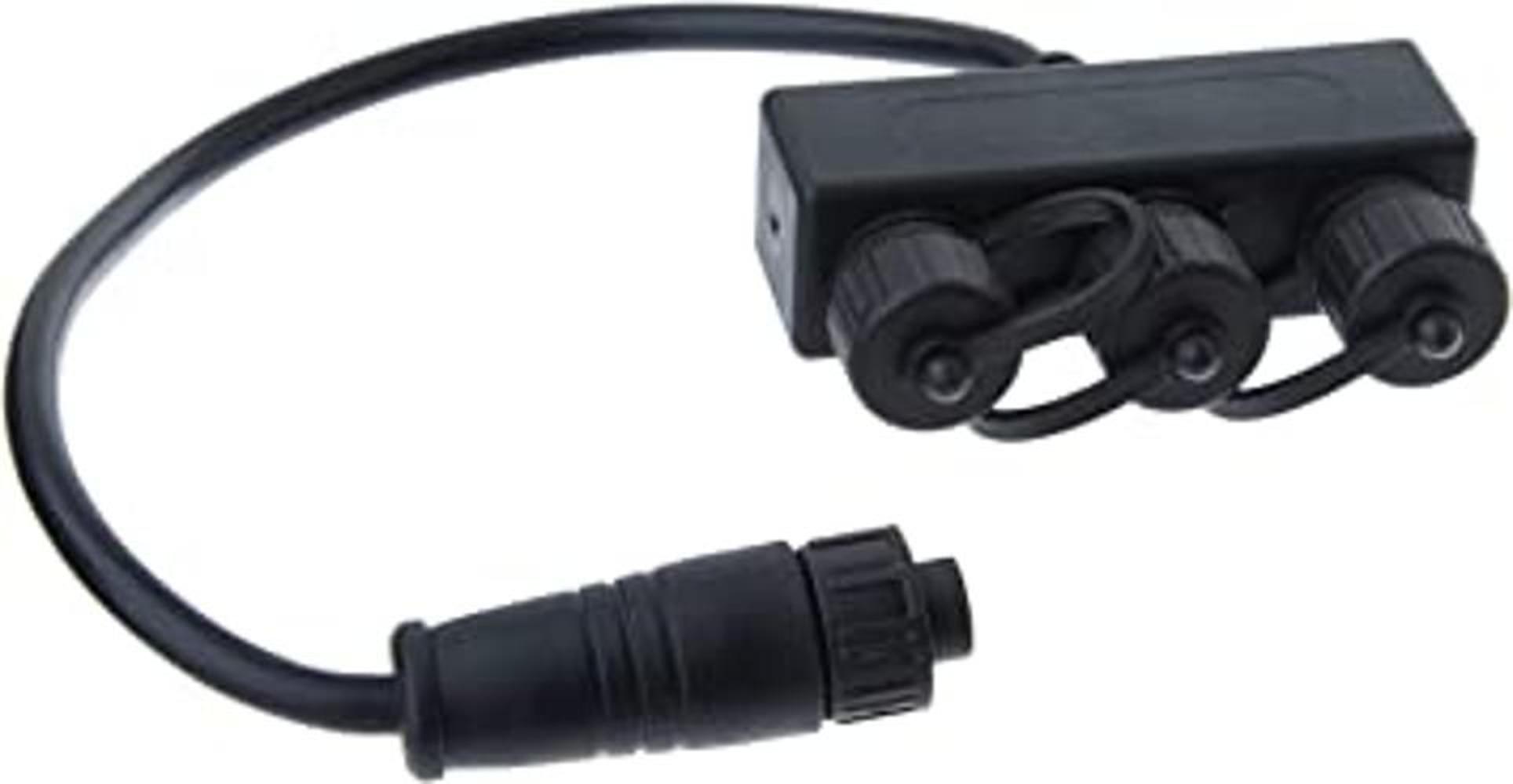 Aquascape Divisor de cables de 3 vías para luces que