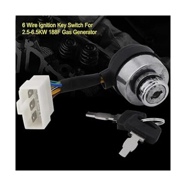 Arrancador de llave de arranque de 6 cables para generador_2