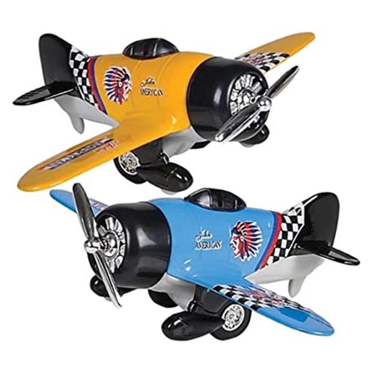 ArtCreativity Juego de 2 juguetes de avión con mecanismo