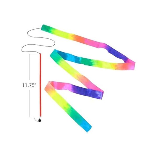 ArtCreativity Juego de 2 varitas de cinta de arco iris_3