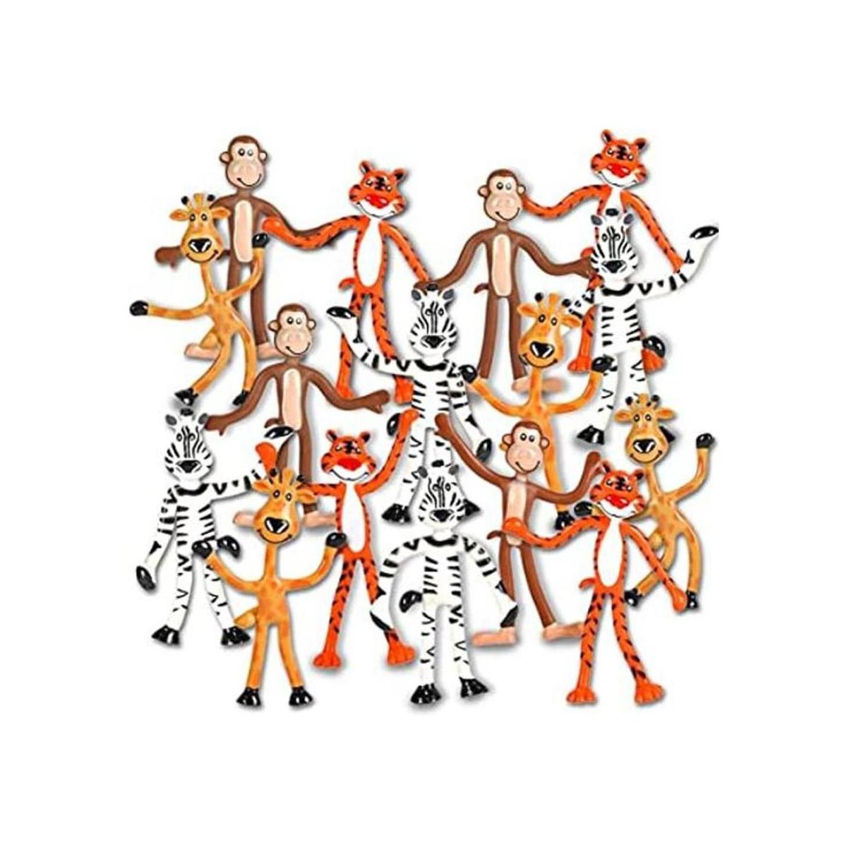 ArtCreativity Animales del zoológico flexibles juego de